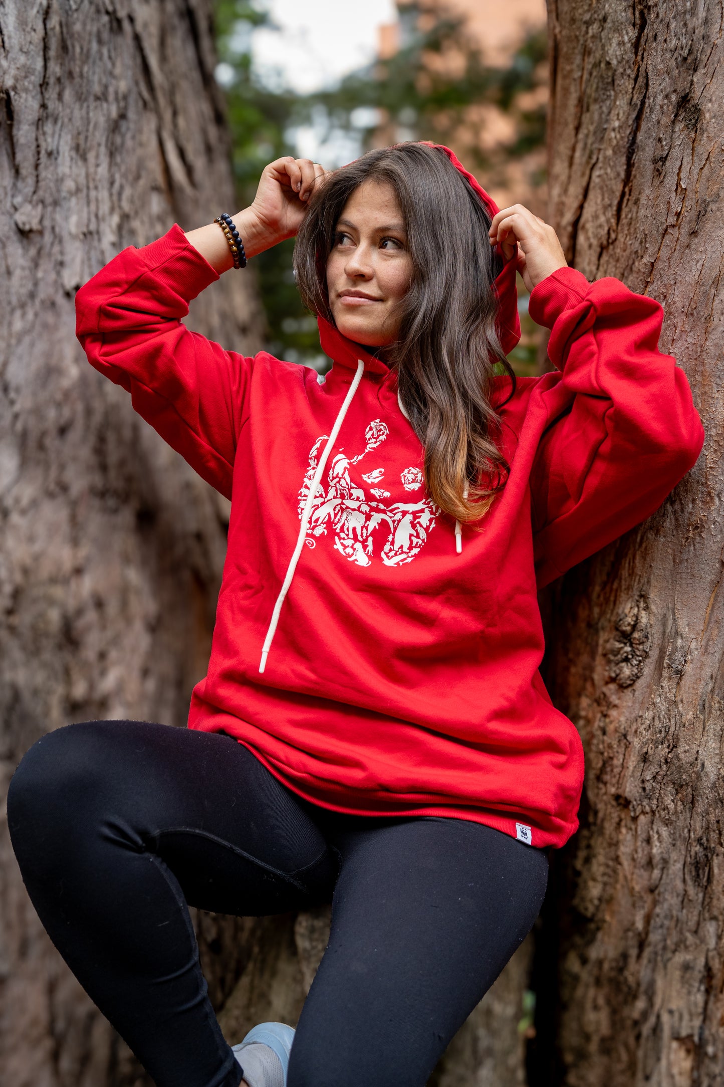 Hoodie Especies Rojo