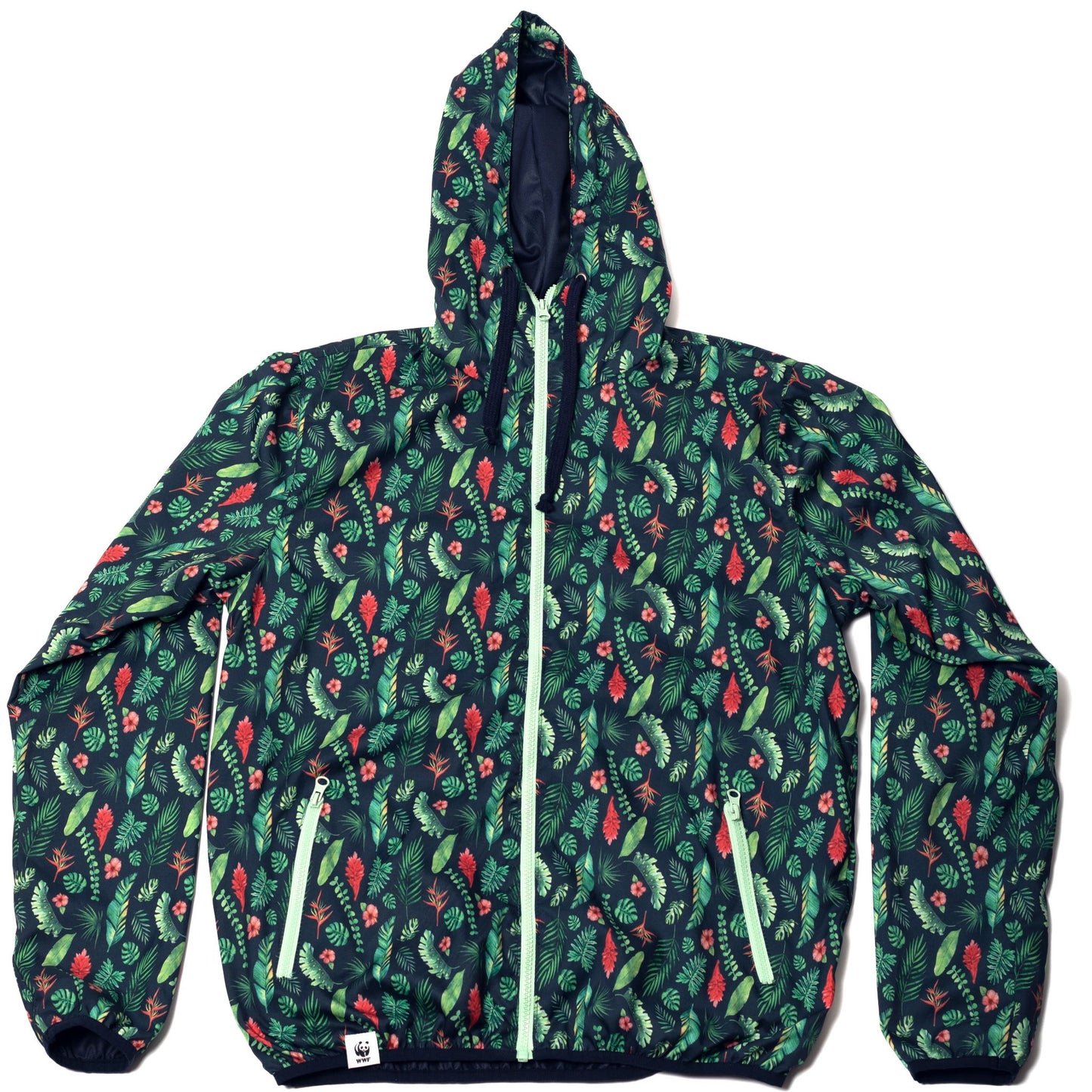 Chaqueta rompevientos unisex WWF Colombia - azul