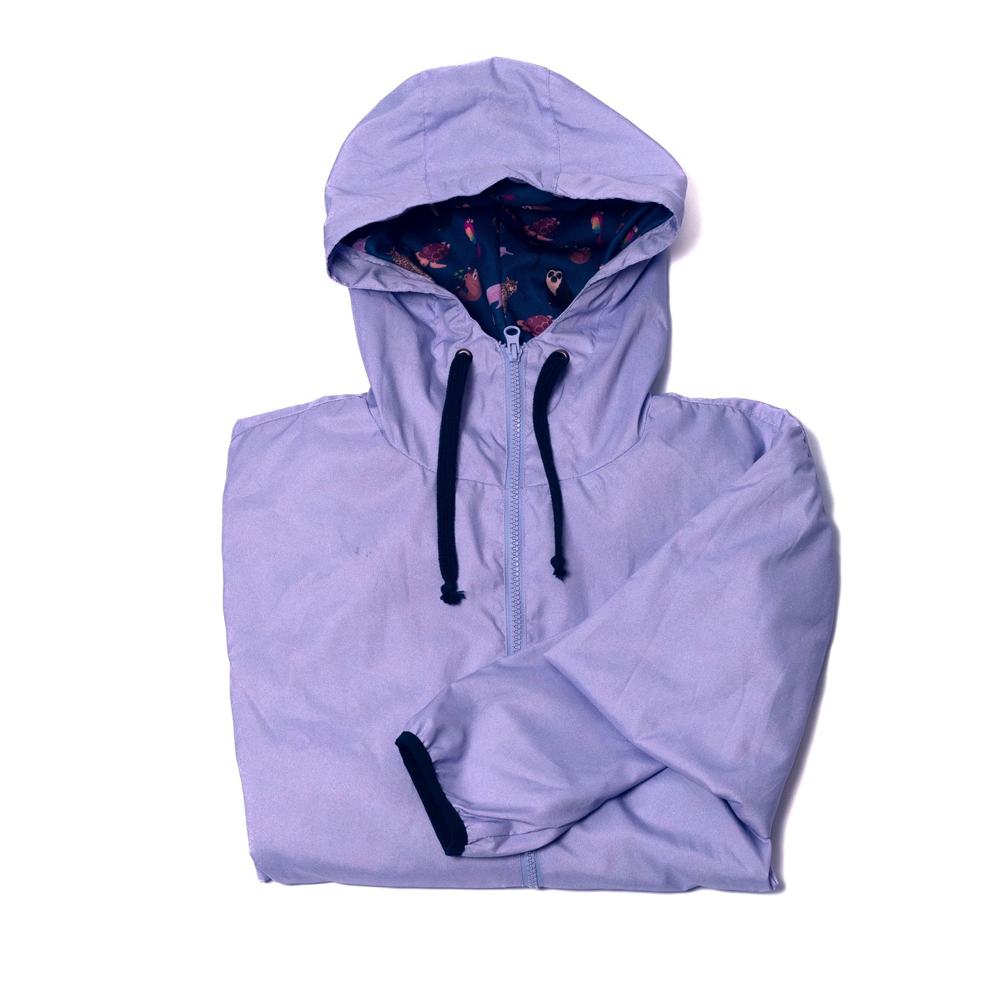 Chaqueta rompevientos unisex WWF Colombia - morada