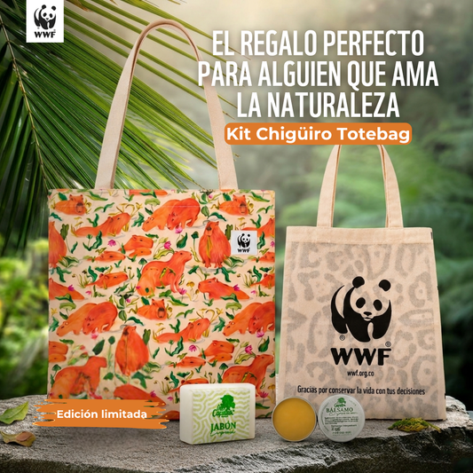 Kit regala con propósito: Totebag Chigüiro