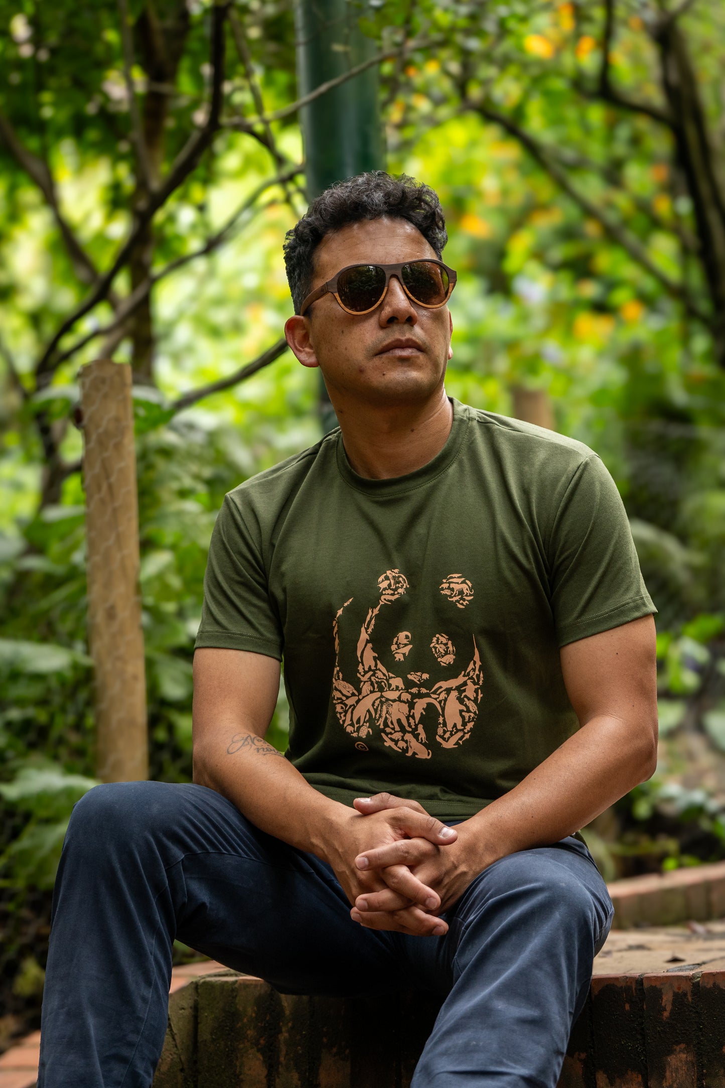 Camiseta Especies Verde