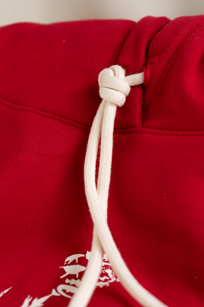 Hoodie Especies Rojo