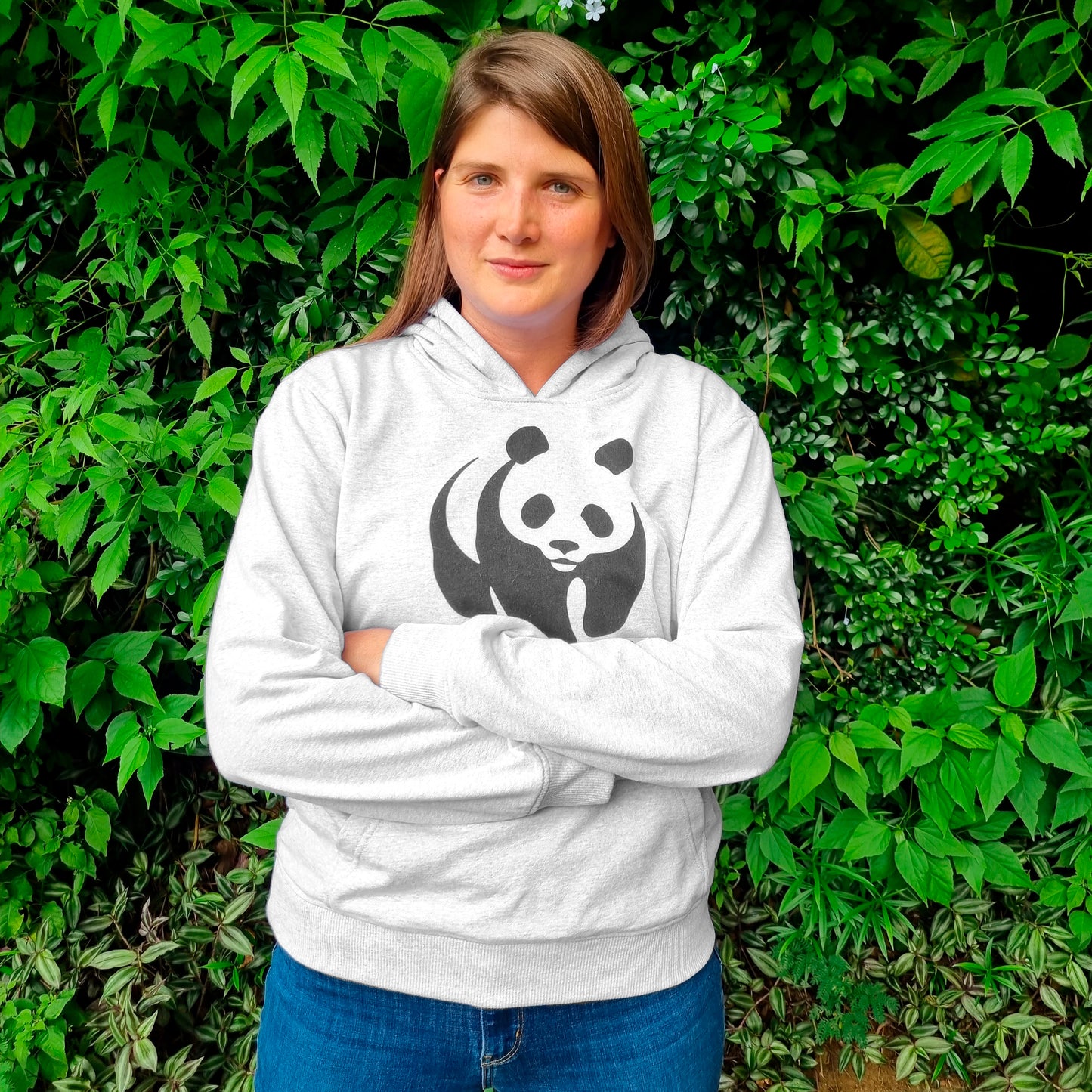 Hoodie estampado WWF Colombia - Blanco