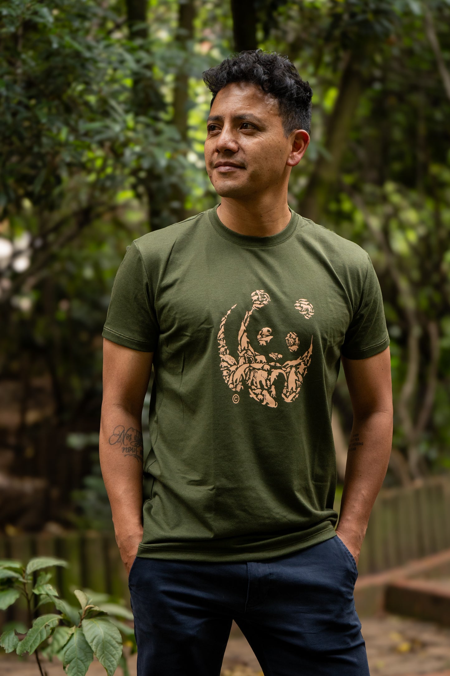 Camiseta Especies Verde