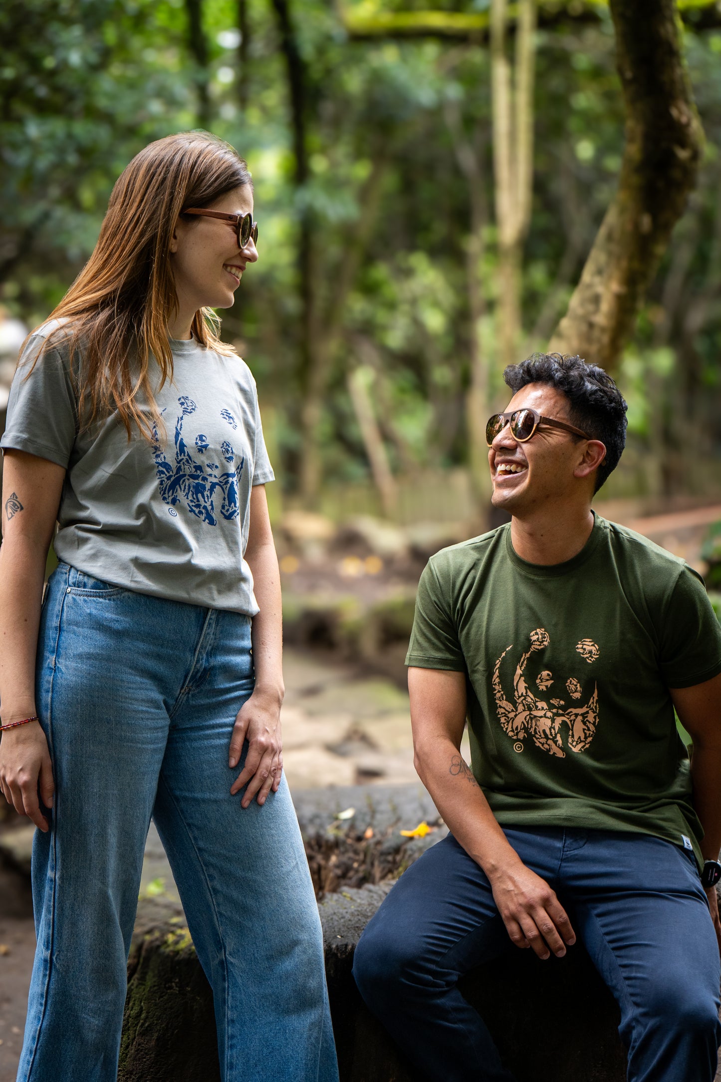 Camiseta Especies Gris