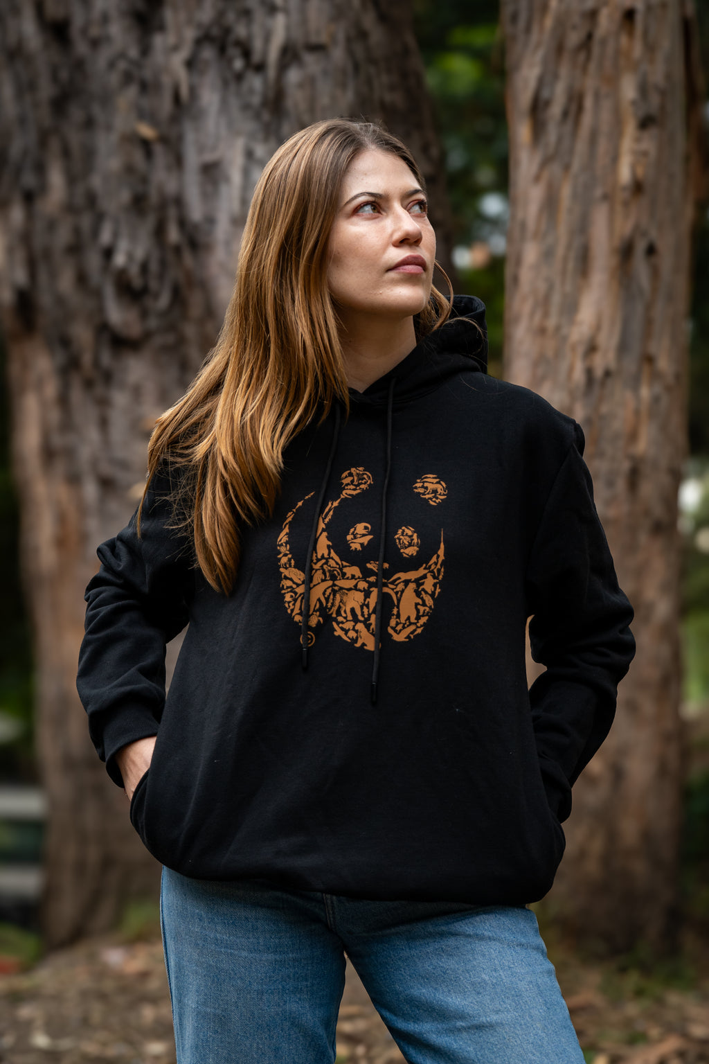 Hoodie Especies 100% algodón