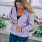 Chaqueta rompevientos unisex WWF Colombia - morada