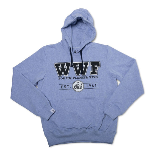 Hoodie estampado universitario WWF Colombia - azul