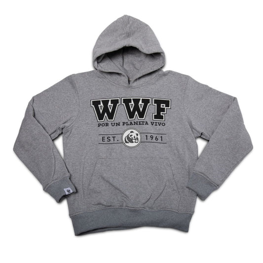 Hoodie estampado universitario WWF Colombia - gris